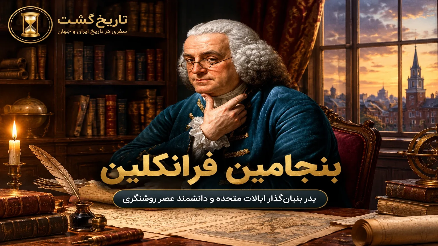 بنجامین فرانکلین، پدر رویای آمریکایی | پادکست ویدئویی
