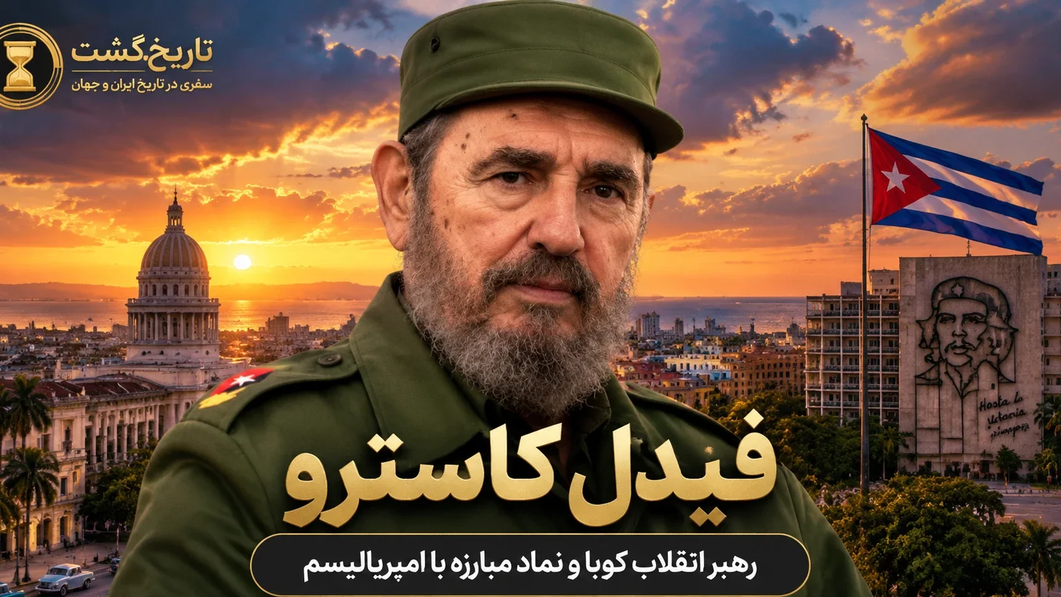 زندگینامه فیدل کاسترو | رهبر کمونیست کوبا | پادکست ویدئویی