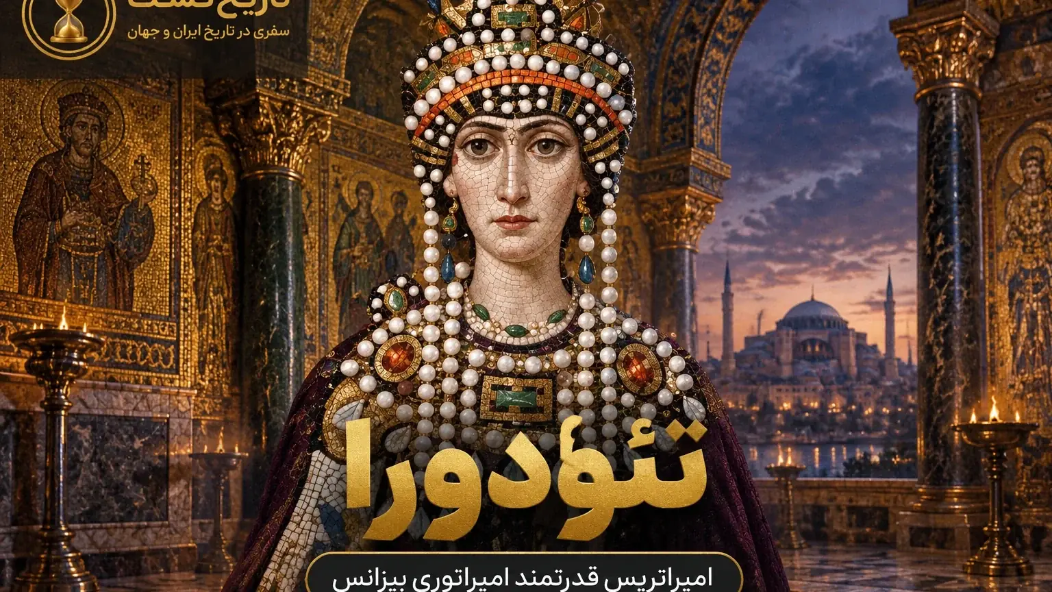 تئودورا، فاحشه ای که ملکه قدرتمند بیزانس شد | پادکست ویدئویی